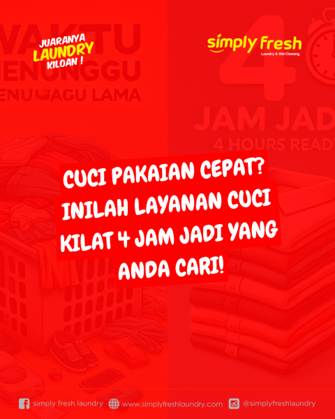 Up Laundry: Solusi Cuci Cepat yang Siap Menemani Aktivitas Anda di Cilacap